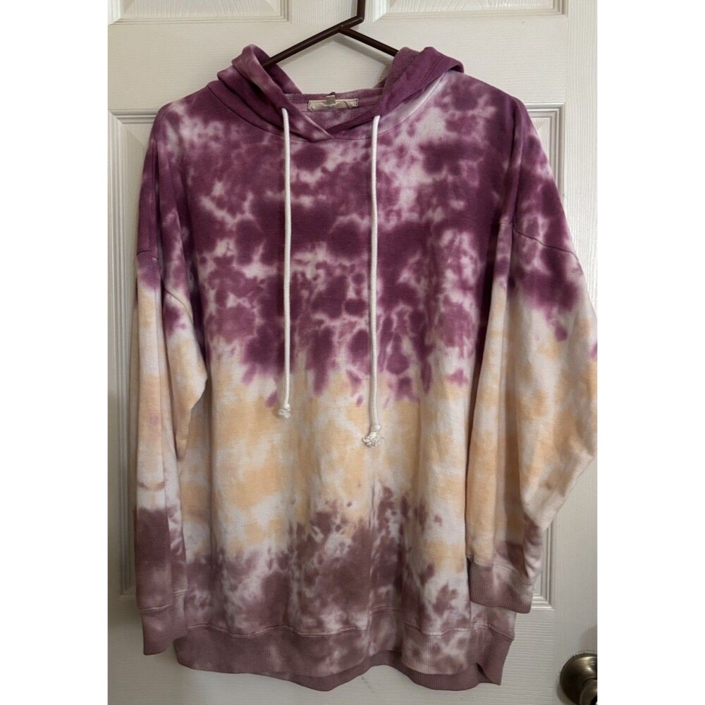 No Comment Woman’s Tie Dye Hoodie Size XL